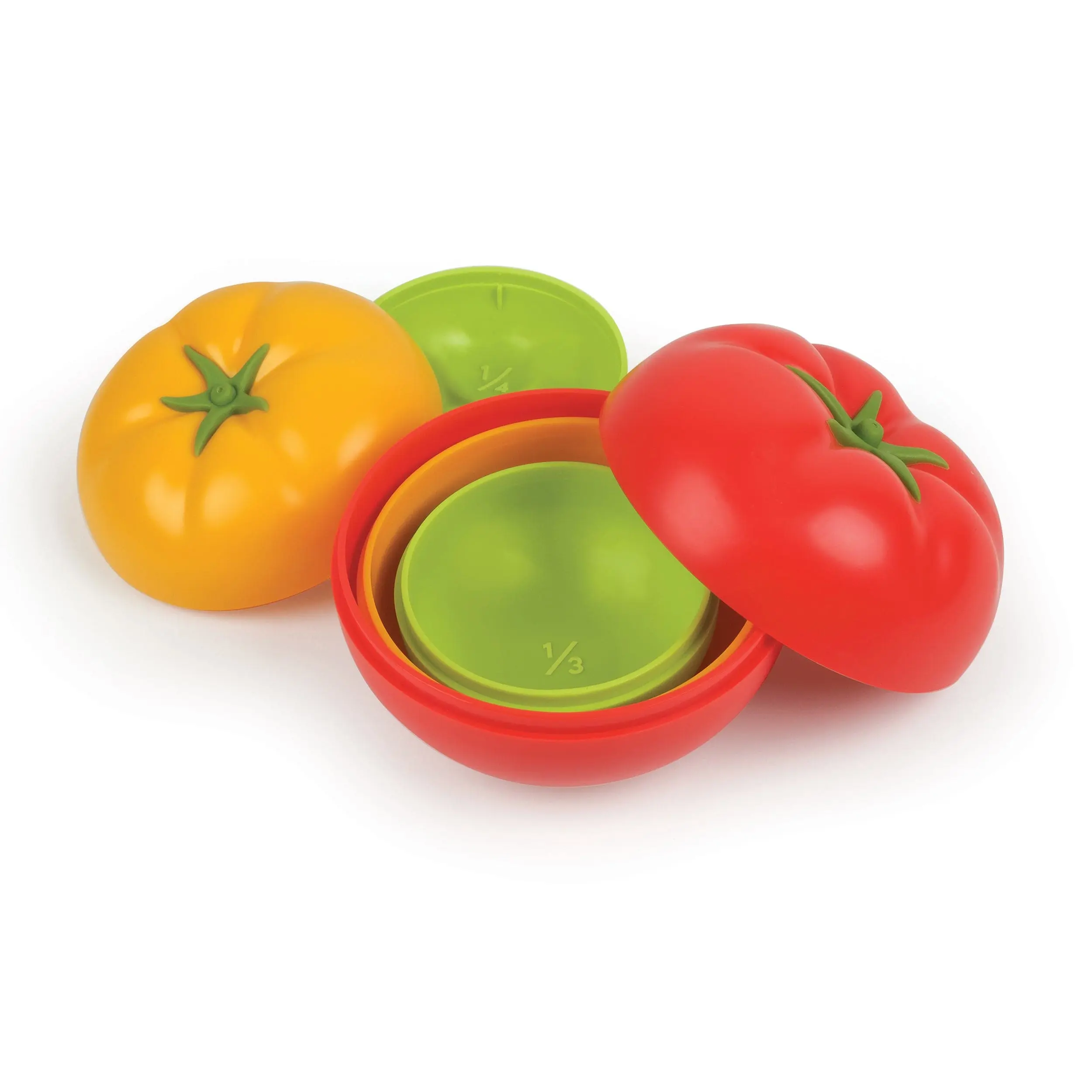 Genuine Fred Home Grown Tomato Measuring Cups – Cute Tomato-Shaped Kitchen Gadget for Fall Baking, Cooking & Cooking Lovers – Fun Novelty Gift for Home Cooks, Foodies, or Tomato Enthusiasts