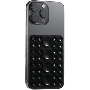 Octo Suction Cup Buddy Phone Case Mount, Sticky Phone Suction Grip for  and Android (Black-1PC)