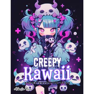 Creepy Kawaii Chibi And Monsters Coloring Book: Spooky Cute & Pastel Goth Anime Chibi Girls and Monsters Coloring Pages for Adults and Teens for ... and Relaxation | Adorable Anime & Manga Art
