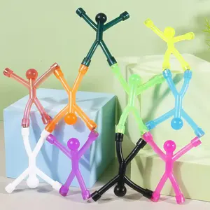 20/10Pcs Magnet Men for Teens, Magnetic Travel Toys Fun Magnet Sensory Fidget Toys for Audlt & Teen, Magnetic People Transparent Set Magnet Figures for Desk Fridge Classroom