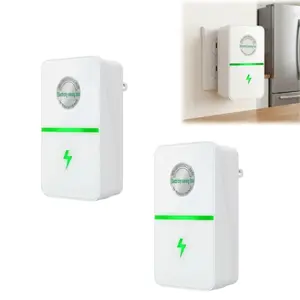 2-pack Smart Plug-In Power Box – Compact Multi-Outlet with Indicator Light, 90–250V Compatible, Energy-Saving Device for Home & Office, Surge Protection & Voltage Optimization