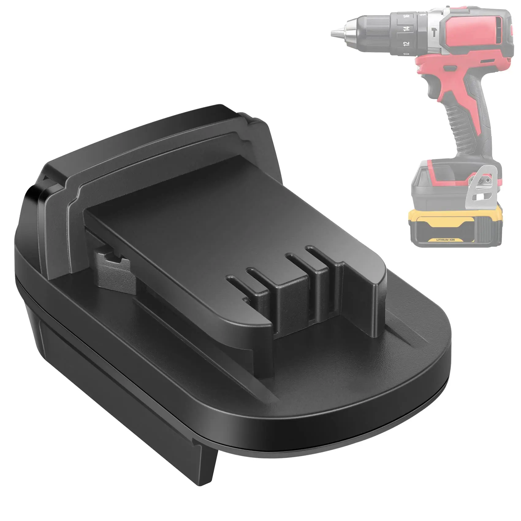 【DealsForYouDays】Adapter for Dewalt 20V Battery Adapter Convert to for Milwaukee M18 Battery for Milwaukee M18 18V Tool Use