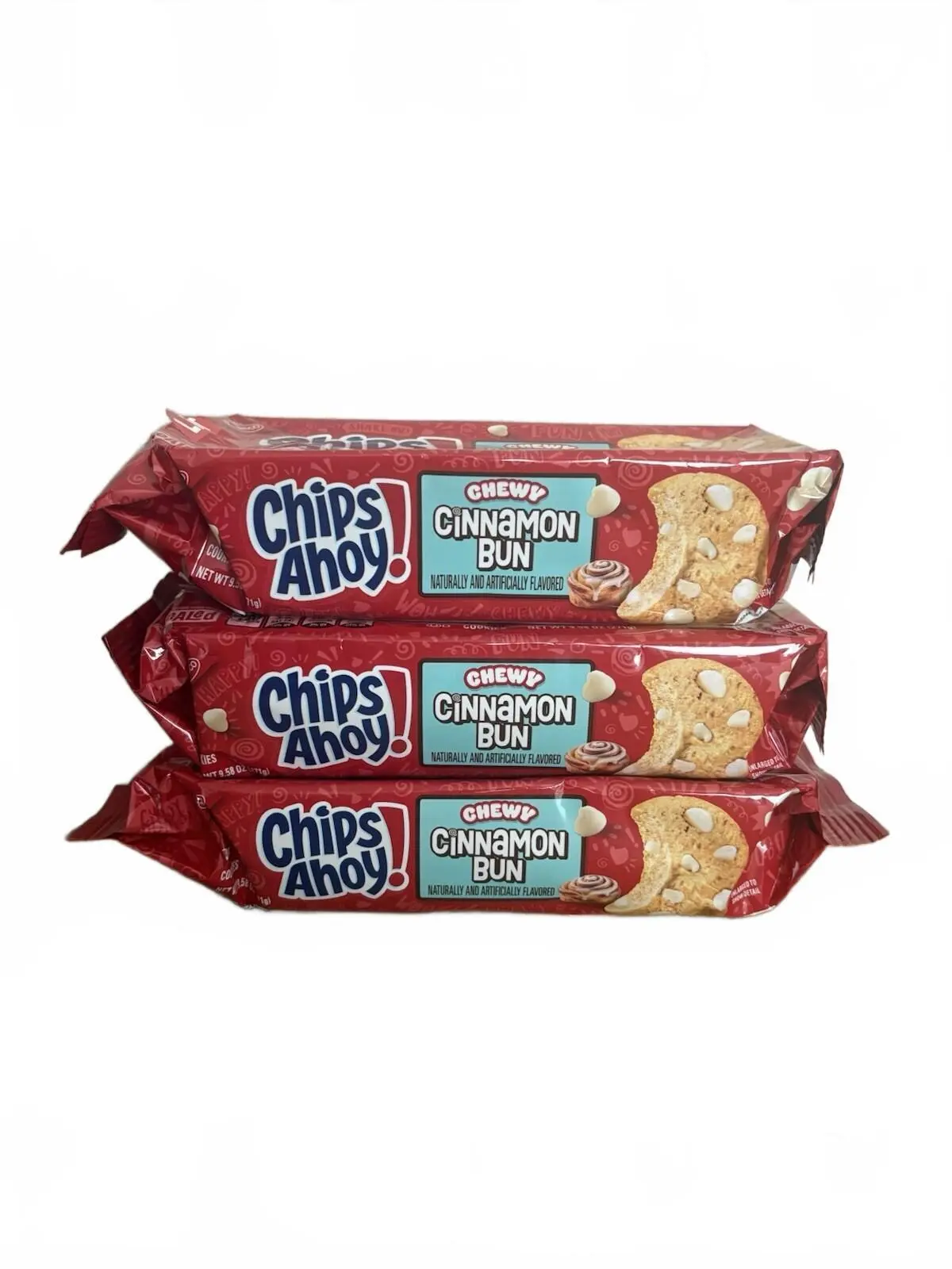 Chips Ahoy! Chewy Cinnamon Bun Cookies – Lot of 3 (Unexpired)