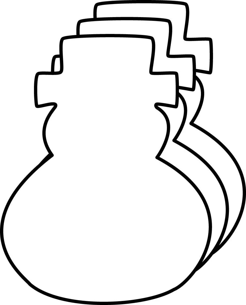 SHAPES ETC. Small Single-Color Cut-Out Snowman, Festive Decoration Craft Supplies