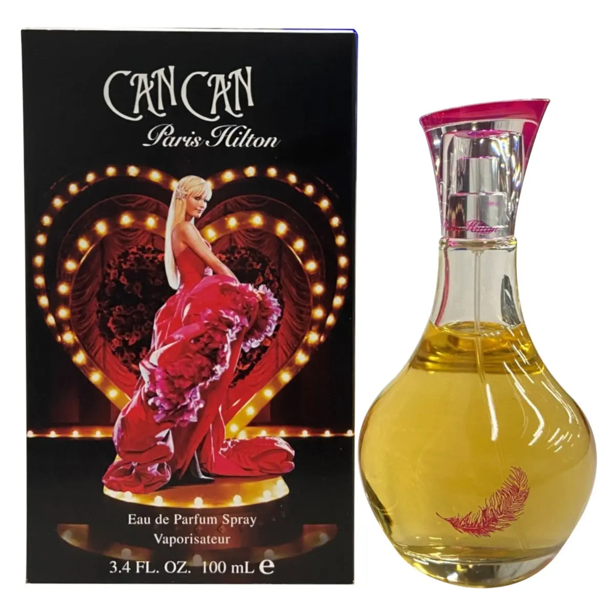 Paris Hilton Can Can Women's Citrus Floral Woody EDP Fragrance - 3.4 fl oz Orchid Blend, Fruit-Scented, Aromatic, Elegant Flowers Women's Fragrance, New in Box, Suitable for Day/Evening Wear, Orchid Women's Fragrance