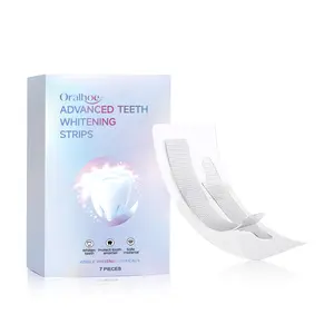 Oralhoe Teeth Whitening Strips,7-Day whitening Strips,Sensitive Teeth Whitener,Enamel Safe for Whiter Teeth,Deep Stains Removal,nstant Teeth Whitening Without The Harm (7pcs)