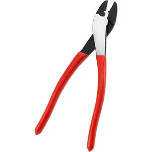 Wire Crimping Tool, 10" Steel  Wire Electrical  Crimper Crimping &  Pliers for 10~22 AWG Insulated and Non-Insulated Terminals and Connectors