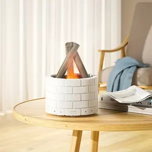 7-Color XKCBEAUT Simulated Campfire Flame Humidifier - Aromatherapy Machine with Essential Oils, Air Diffuser, Ambient Lighting - Perfect for Home, Office, Gifts, and Nighttime Bedroom Use