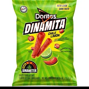 DORITOS Dinamita Chile Limon Flavored Rolled Tortillas Chips 4oz