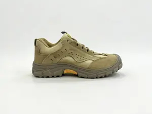Khaki Workwear Safety Shoes (Anti-Smash & Puncture - Proof for Construction/Factory)