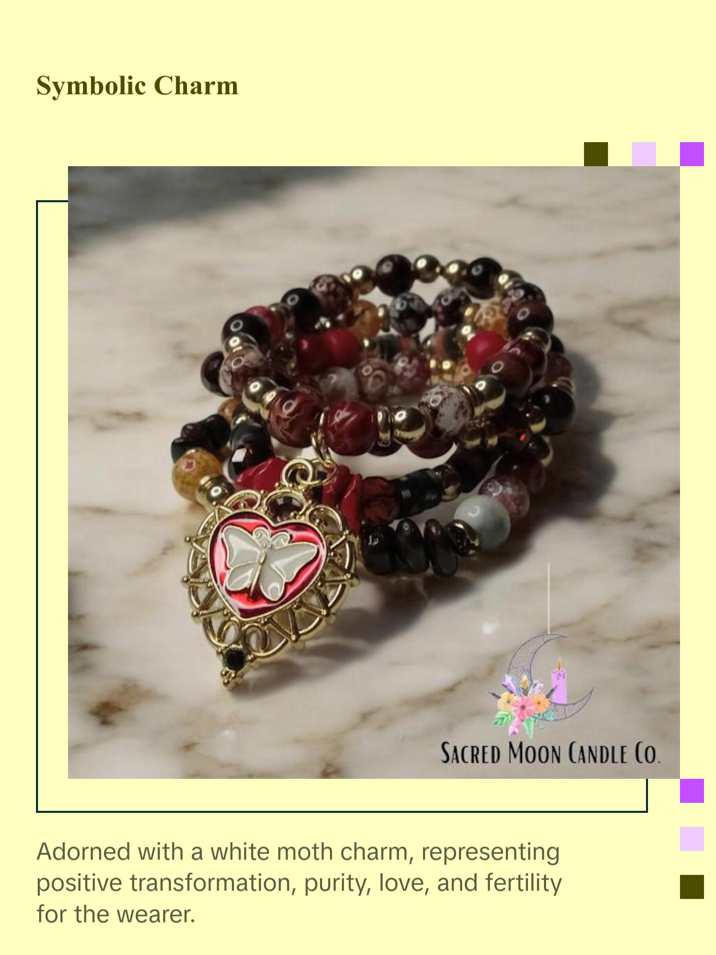 The Moth and The Flame Bracelet Stack