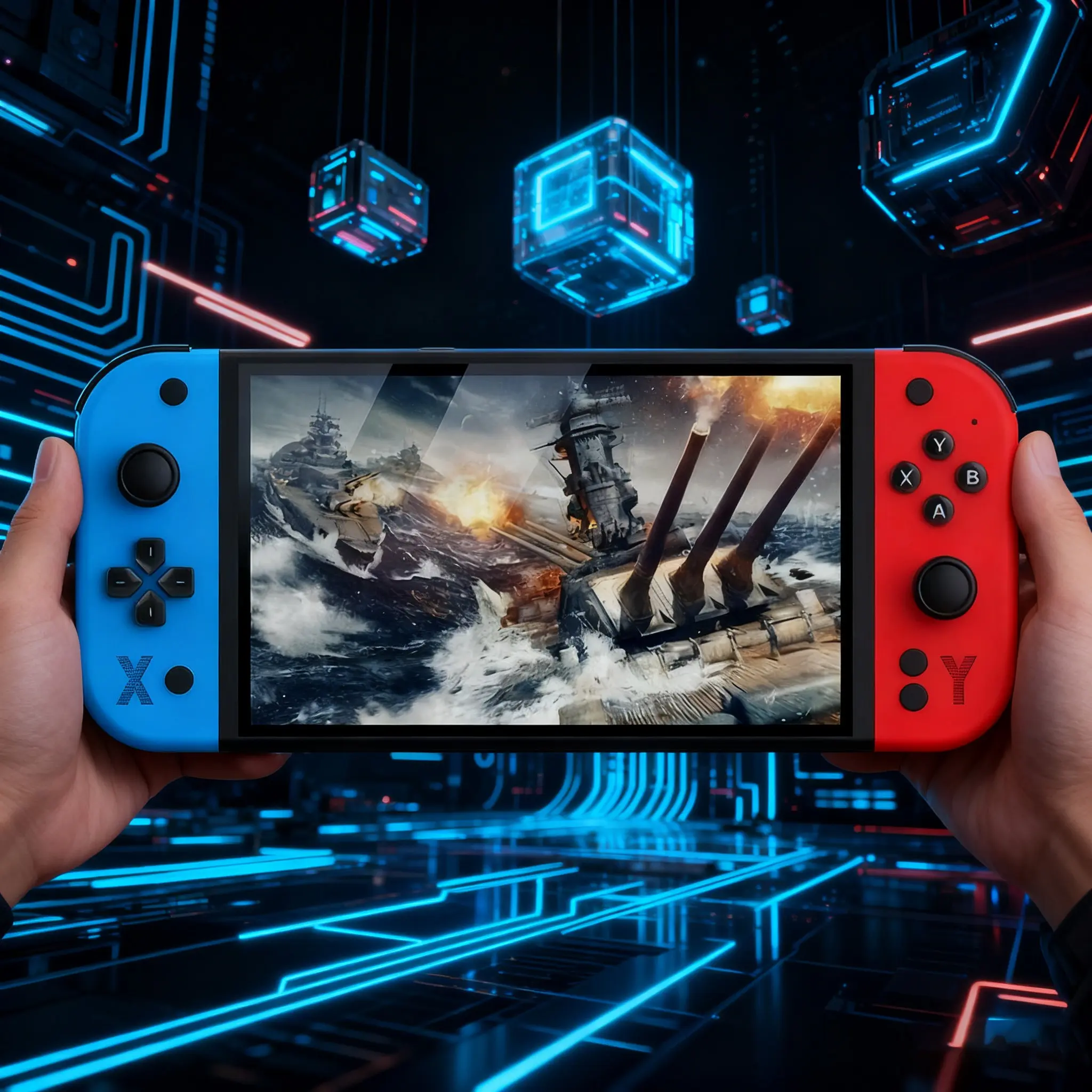 G90 Game Console Portable Handheld Gaming Device Dual Joysticks 7 Inch IPS Display TF Card Slot USB-C Charging Chargeable Mobile Gaming Equipment