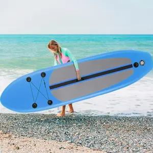Arlopu 10FT Stand Up Paddle Board, Inflatable Paddleboard with SUP Accessories & Carry Bag, Adjustable Paddle, Double Action Pump, Non-Slip Deck, Repair Kit, 6'' Thick,for Yoga Touring Fishing