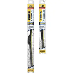 Rain-X 810197 Repellency Water Repellent Wiper Blades, 26" & 20" Windshield Wipers, All Weather Streak-Free for Enhanced Visibility w/ Water Repellency Formula