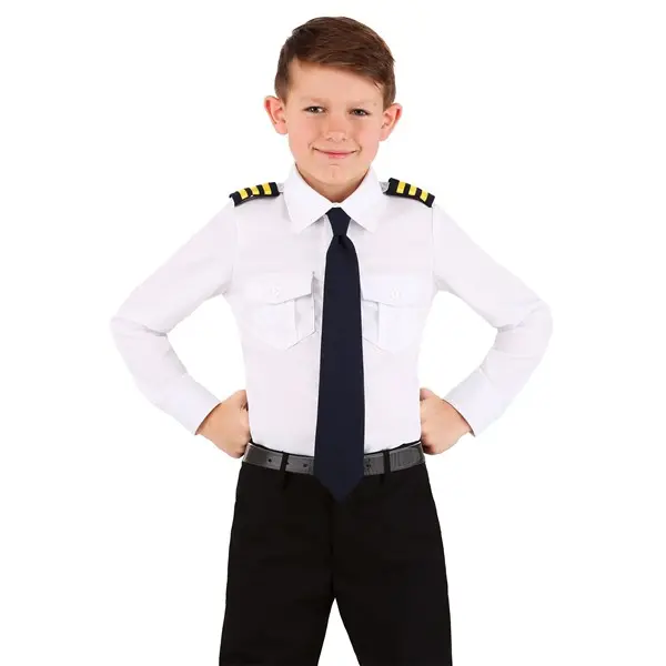 Kid's Pilot Shirt Costume
