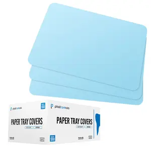 8.5" x 12.25" Disposable Paper Tray Liners, Sanitary Covers for Size B Dental, Medical Tray, Tattoo Table Station