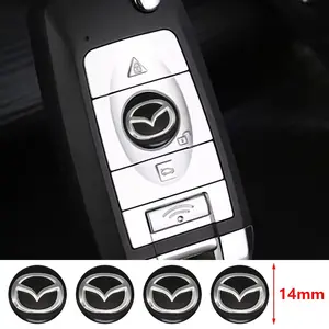 Car Key Emblem Sticker, Remote Control Car Key Identifier, Customizable Car Key Decal, Interior Decoration Accessory for Mazda ATENZA Axela 2 3 5 6 323 RX8 CX6 CX-5 CX4 MX3 MX5 M5