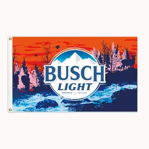 Cool Beer Flag Poster 3x5 Feet, Fun Wall Decor for Men Cave, University Dorm Room Decoration, Outdoor Party Banner, Vintage Room Decor
