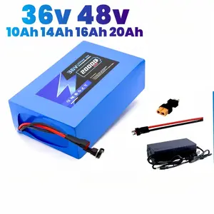 36V 20Ah Electric Bike Lithium Battery Pack 20000mAh Li ion Ebike Battery for Bicycle Scooter Motorcycle with Charger