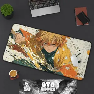 [Sale off up to 65%][Free Ship] Demon Slayer Desk Mat Mousepad - Anime Gaming Pad for Computer, Custom Large XL Extended Deskmat, Japanese Manga, Kimetsu no Yaiba, Non-Slip