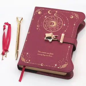 Hot Selling 2024 Girls' Diary (With Lock and Key), 360 Pages Thick Women's Diary, B6 Lined Notebook for Writing and Drawing, Includes Pen and Bookmarks