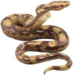 Realistic Snake Toy Rubber Snake Figure for Halloween Prank Props