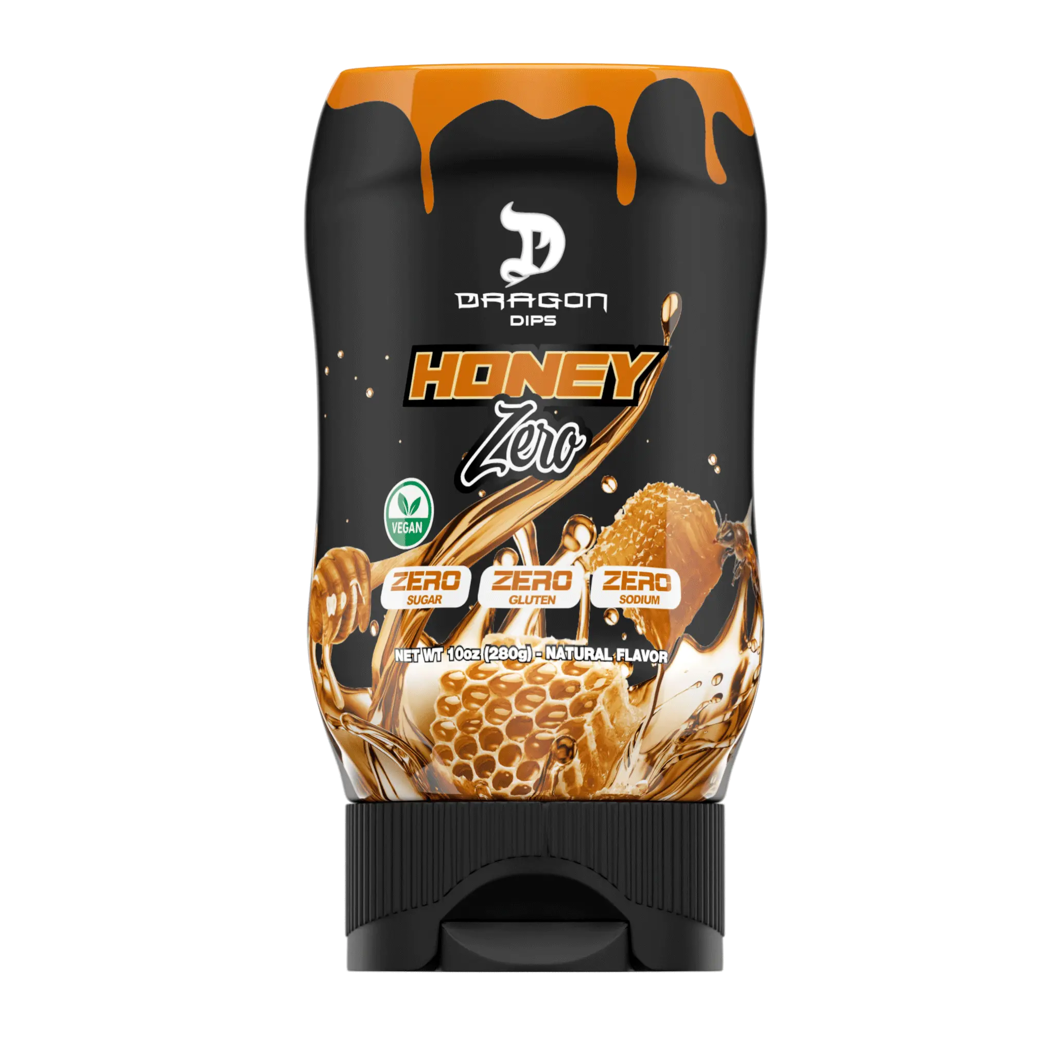 Dragon Dips Honey Zero – Zero Sugar Honey-Style Syrup - 280g