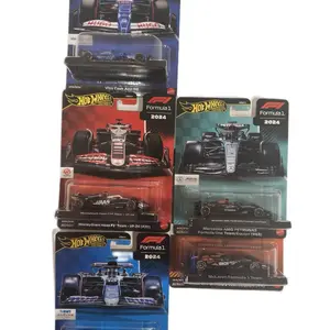 Hot Wheels Formula 1 2024 Set of 5 Collectible Cars Featuring Mercedes AMG Petronas & McLaren Teams