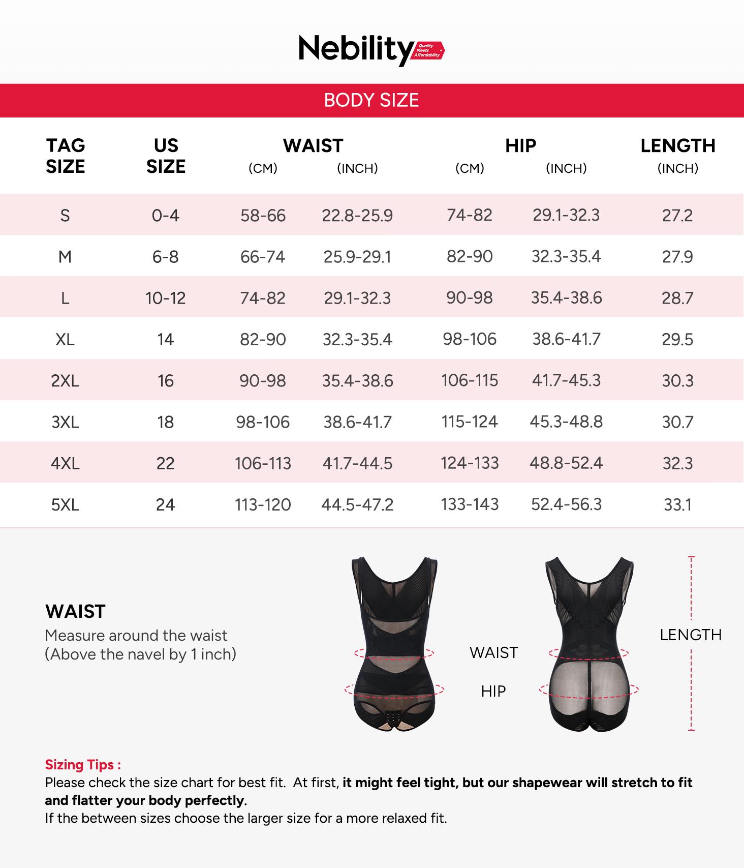 [Live Now] Nebility Women's Basic Shapewear Bodysuit - All-Season Comfort, Curve Hugging Compression, Minimalist Black Womenswear Hip