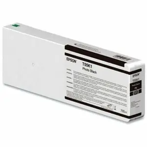 Epson UltraChrome HDX/HD T55K100 Photo Black Ink Cartridge – 700mL, Original, for Epson SureColor Printers