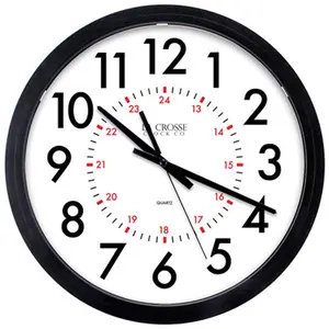 La Crosse Technology Ltd 404-2636 14 in. Quartz Commercial Wall Clock