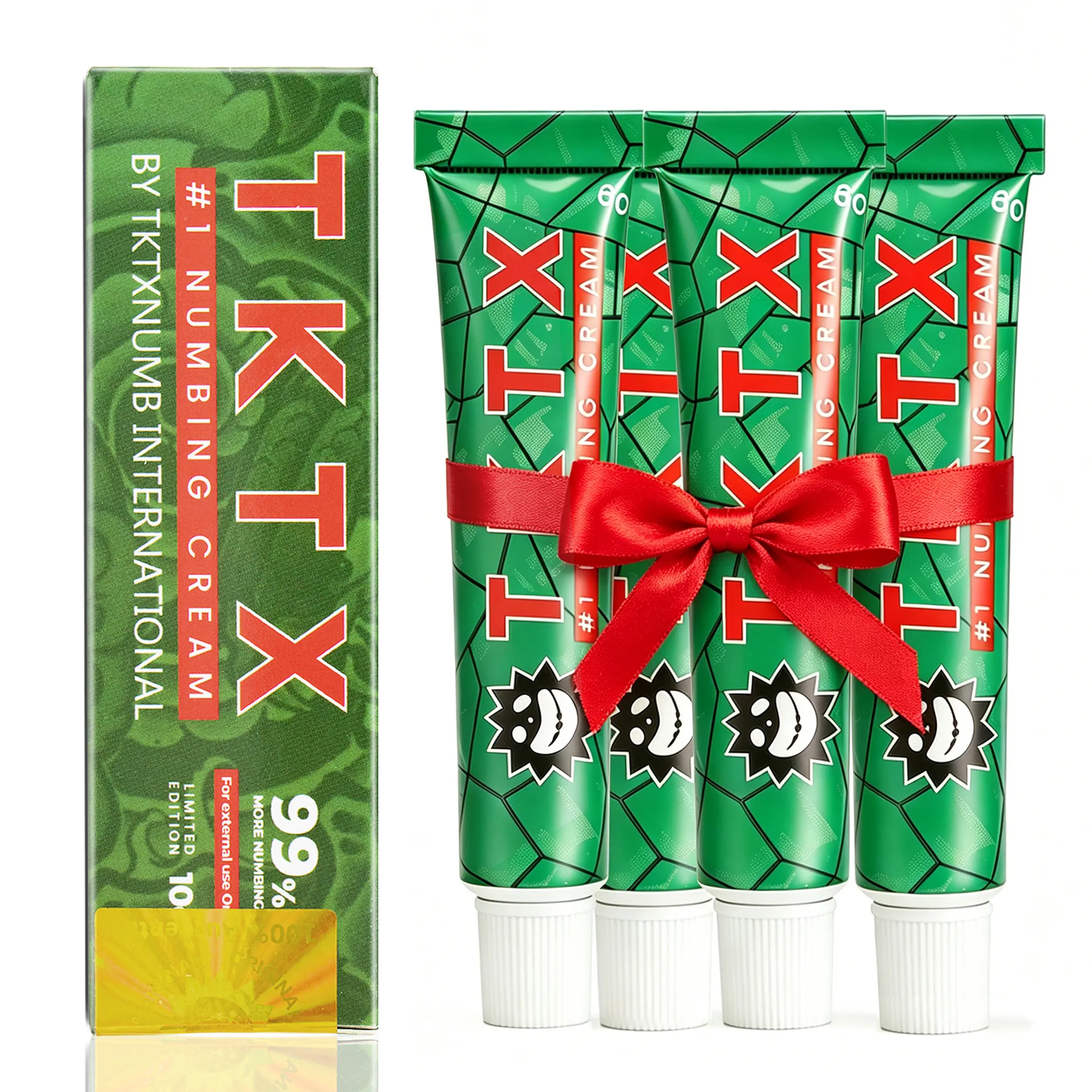 TKTX Numbing Cream For Tattoos - Limited Edition Painless Procedure 99% Strong Tattoo External Cream.