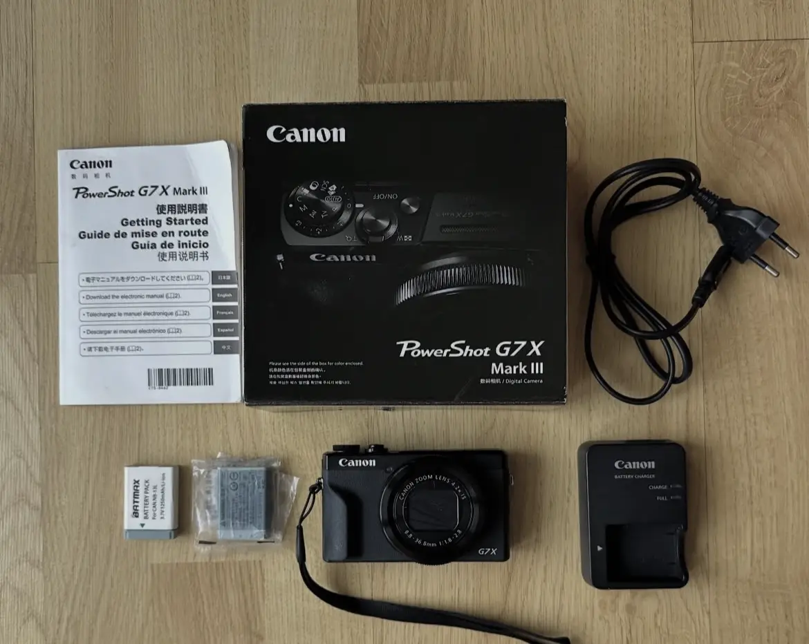 NEW Canon PowerShot G7 X Mark III 20.1MP Digital Camera- Black