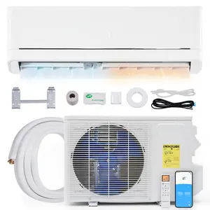 [Professional Installation Required][Ships in 2 Boxes] AMERLIFE 12000 BTU-36,000BTU Mini Split Air Conditioner Heat Pump, Inverter Ductless AC, Cools up to 750-2500 Sq. Ft, Energy-Efficient with Self-Cleaning, Power Cord and Screws not Included
