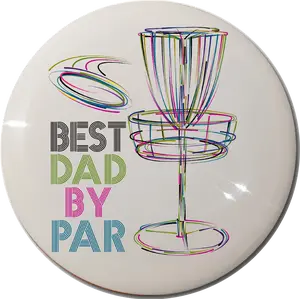 Best Dad by Par Disc Golf Disc