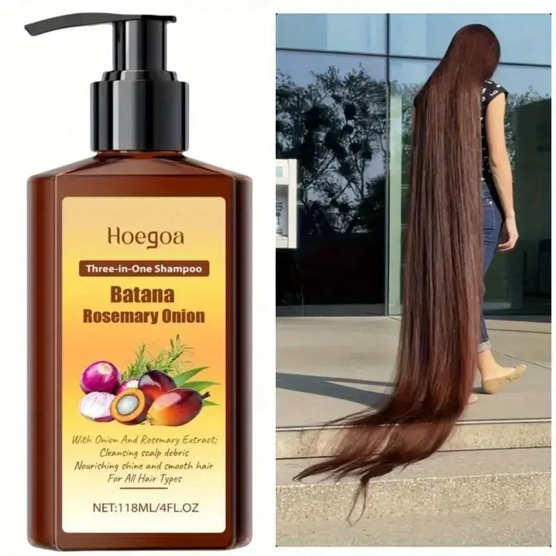 3in 1 Shampoo with Rosemary, Batana, Onion, for Damaged Hair Scalp, Nourishes And Shines Hair, Cleanses Loose Scalp Debris, Strengthen Hair, Moisturizes Hair Roots, Revitalizes Hair/ Hair's Beauty,, Local Warehouse, Damaged Scalp Care  rosmary shampu