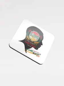 Celebrate Black History Glossed Cork Coaster