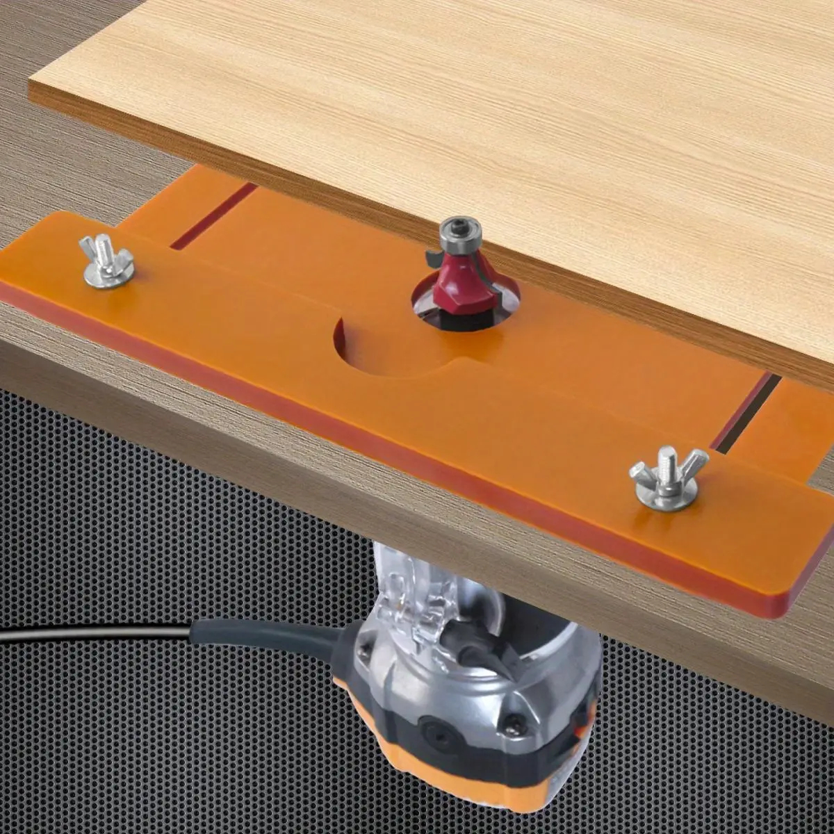 Woodworking Milling and Planing Machine Insert Board - Trimming Insert Board - Woodworking Milling and Chamfering Trimming Machine Balance Board, Slotting Bracket for Slotting, Concrete Drill Bit, Power Tools