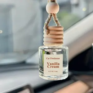 Vanilla Cream Scented Car Perfume, Air Freshener, Car Decor, Home Use, Gift Idea, Single Pack, Ideal for Daily Use and Gifting, Car Scents