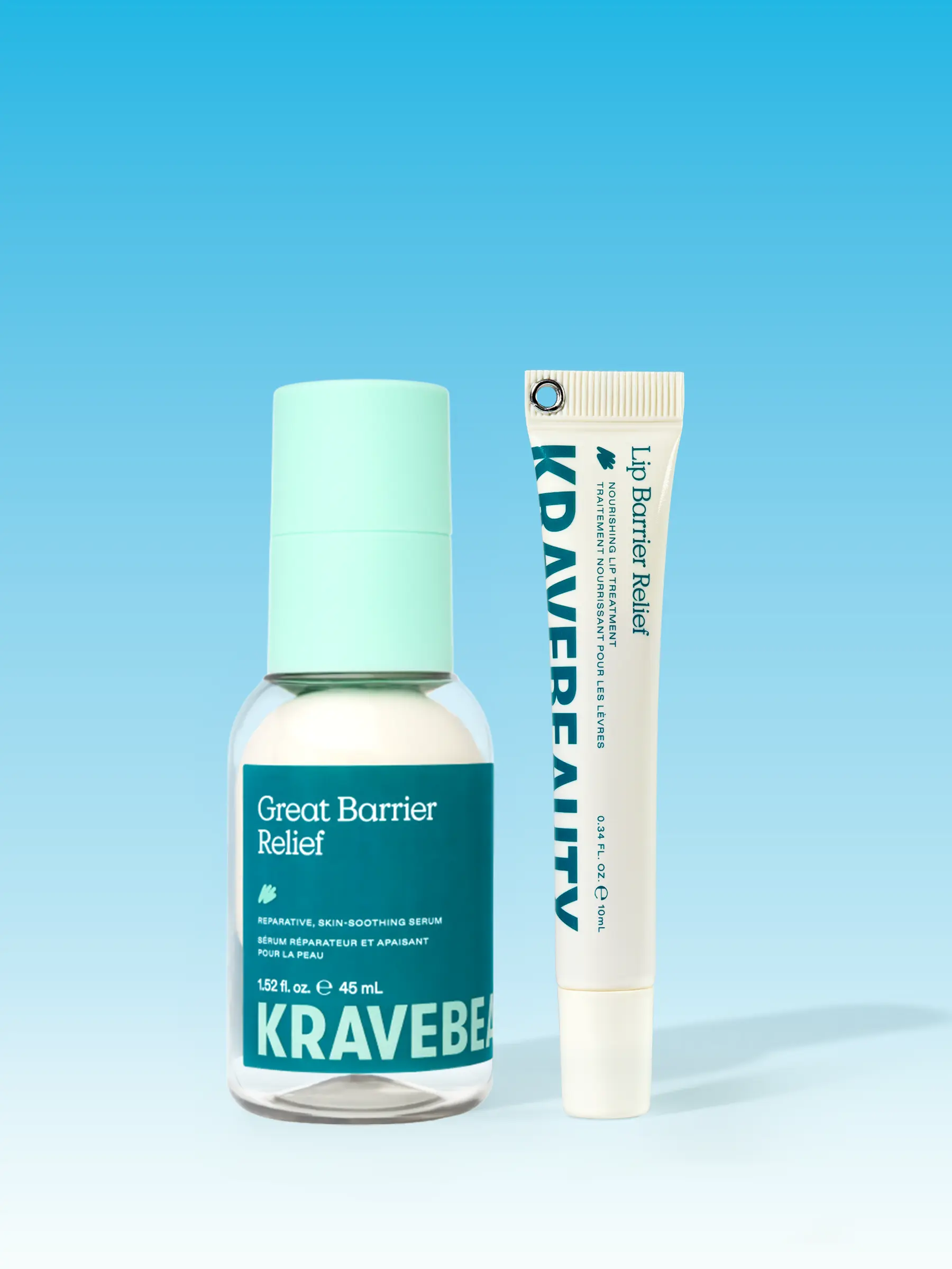 KraveBeauty Barrier Relief Face & Lips Soothing Duo - Great Barrier Relief & Lip Barrier Relief