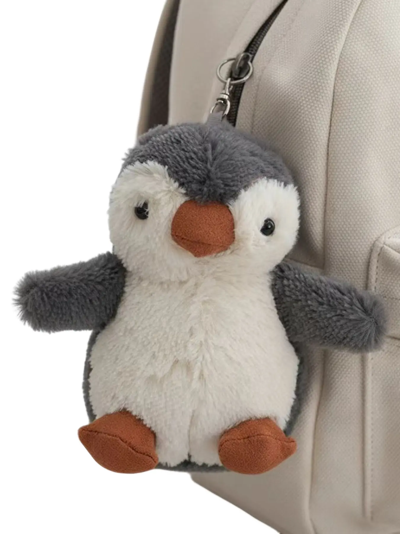 Adorable Puffy Plush Penguin Bag Charm, Soft Cute Healing Penguin Keychain, Cute Keychain Accessory, Animal Keychain, Creative Female Key Ring, Key Chain Decorations, Perfect Gift for Holidays and Birthdays