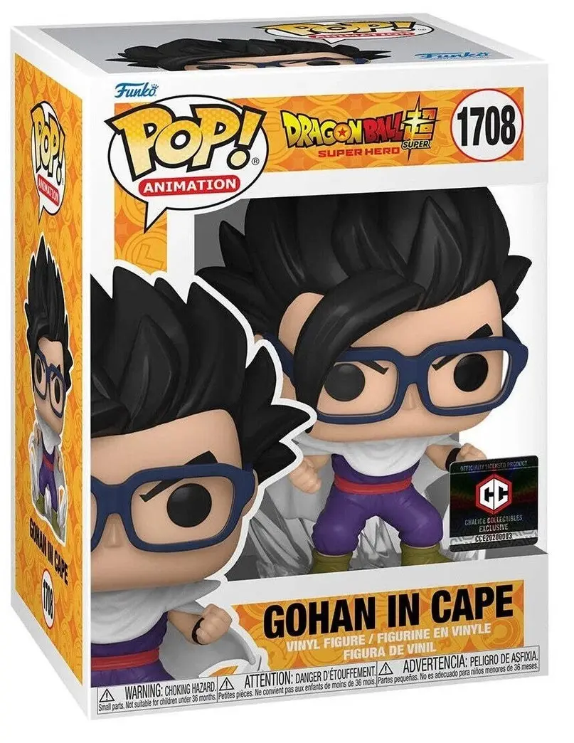 Funko Dragon Ball Super Character-Based New Collectible Figurine - Vinyl Figure, Chalice Series #1708, Gohan in Cape