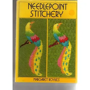 USED-Needlepoint stitchery by Margaret Boyles (Hardcover)