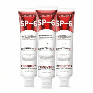 Veecent SP-6 Toothpaste | Probiotic Oral Care for Enamel Repair & Long-Lasting Fresh Breath | 4.9oz