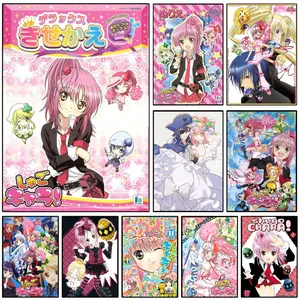 Anime s-Shugo Chara-s Poster Sticky Wall Art Printing Waterproof Modern Aesthetic Home Living Bedroom Decor Trendy Room Decoration Gift Durable High Quality