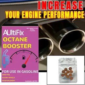 1Box(10Pills) Car Fuel Additive Pills Efficient Carbon Deposit Remover Fuel System Cleaner Save Fuel Boost Engine Power