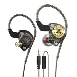 Wired Gaming Earbuds, Ak3file in Ear Monitors, Deep Bass Sound Wired Earbuds, HiFi in Ear Headphones with 1DD 10mm Dynamic Driver, IEM for Music Gaming Video Calling