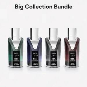 Big Collection Bundle | Black Vetiver | Wild Wood | Oud Incense | Vibrant Energy| 3.4 oz For man By Emper