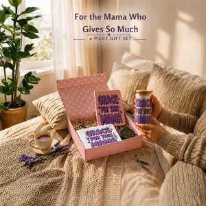 Mother’s Day Gift Box for Moms | Grace for This Mama Shirt + Faith-Based Gift Set (4-Piece)