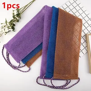 Exfoliating Body Scrub Tool African Net Skin Smoother Shower Puff Back Foam Towel